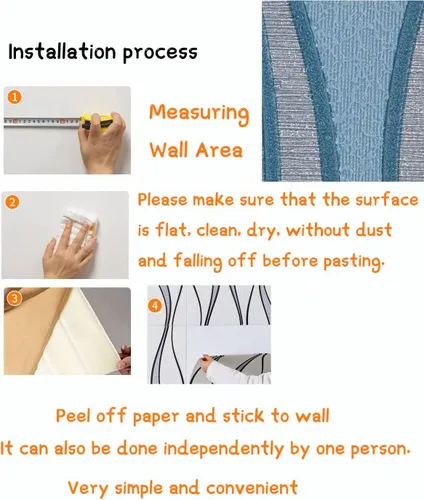 Vista 4 de 10 paneles de pared 3D para despegar y pegar, grueso diseño estéreo 3D anticolisión, autoadhesivo, impermeable, paneles de ladrillo sintético