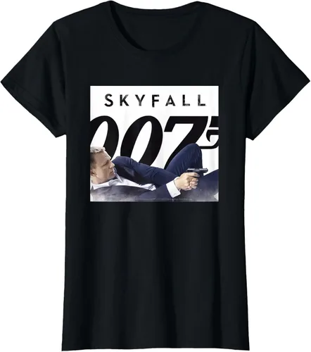 Vista 35 de Official James Bond 007 Camiseta Skyfall, Negro
