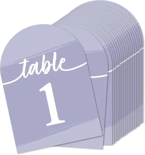 Vista 14 de Big Dot of Happiness Tarjetas de números de mesa boho – Tarjetas de doble cara de 5 x 7 pulgadas, tarjetas de boda, recepción, fiesta, eventos