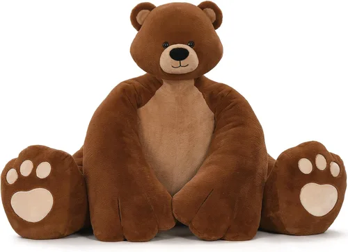 Vista 37 de MaoGoLan Oso de Peluche Teddy Gigante, Animal de Peluche Grande de Tamaño Real, 5 Pies, Suave y Esponjoso Gran Regalo de Oso Teddy para Baby Shower