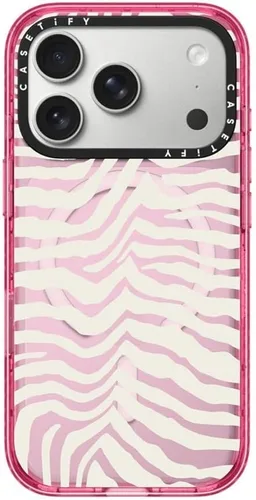Vista 97 de CASETiFY Impact iPhone Air Case [Delgada/Compatible con Magsafe / 8.2 ft. Protección contra Caídas de Grado Militar 4X] - Lazos - Rosa Arcos