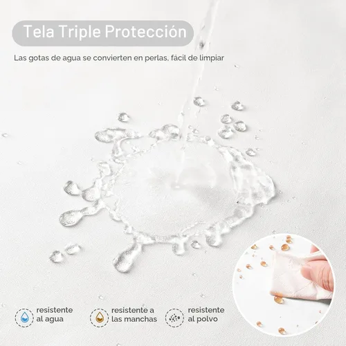 Vista 3 de HOMEIDEAS - Cortinas semitransparentes de privacidad blancas que no se transparentan, 52 x 96 pulgadas Blanco