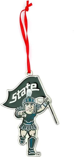 Vista 10 de Adorno navideño de metal Alabama Crimson Tide Mascot (Big Al)