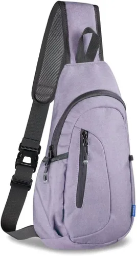 Vista 25 de TITECOUGO Bolso bandolera pequeño, mochila cruzada ligera para hombres y mujeres, bolsa de hombro para deportes y exteriores
