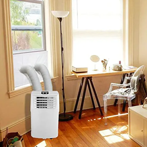 Vista 2 de Portable AC Hose Seal Panel for Hung and Sliding Window Setups