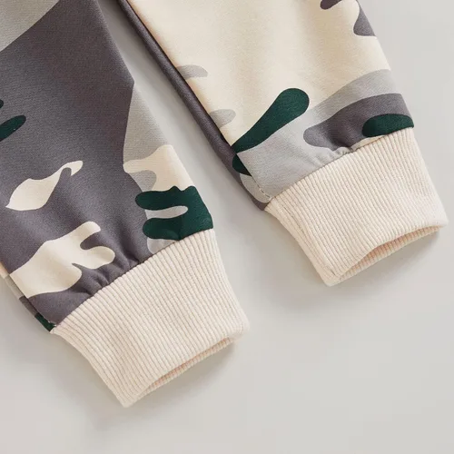 Vista 84 de Ropa de bebé niño 3 6 9 12 18 24M 3T Conjunto de pantalones con capucha patchwork sudadera con capucha pantalones de rayas traje de otoño invierno