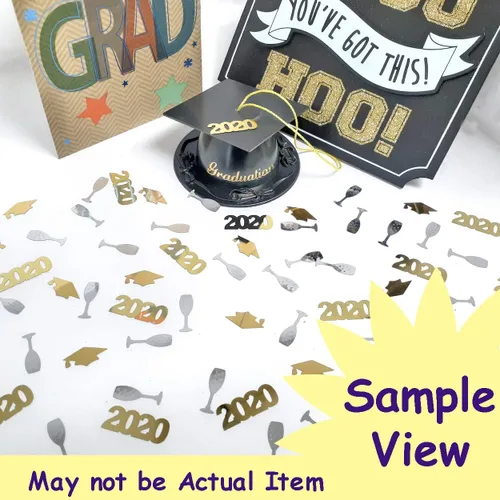 Vista 9 de Confetti Year 2023 Blue Royal, Orange Combo - 2 bolsas de media onza (1 oz)