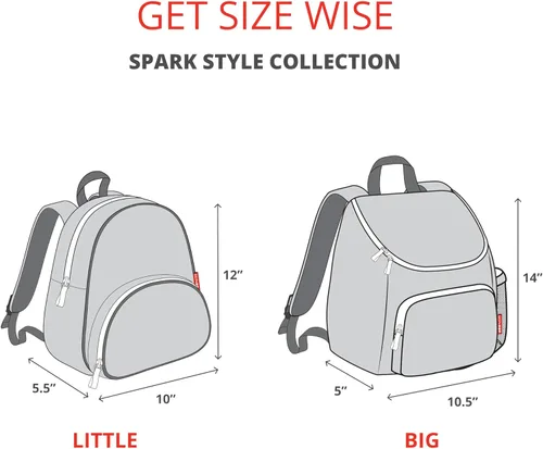 Vista 4 de Skip Hop - Mochila para niños, colección Sparks, para niños de jardín de infantes de 3 a 4 años, diseño de helado