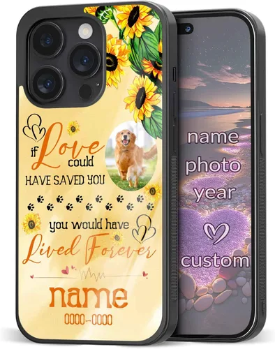 Vista 36 de Fundas de teléfono personalizadas para Apple iPhone 5 6 7 8 11 12 13 14 Pro Max Plus Mini Xr Xs SE Samsung Moto Pixel Blue Lindas fundas