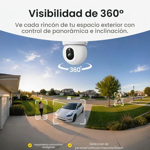 Vista 7 de aosu D1 Max, kit de 2 cámaras, sistema de cámaras de seguridad solar 4K
