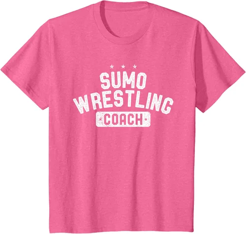 Vista 63 de Camiseta vintage de lucha libre Sumo Entrenador de lucha libre, Negro, S