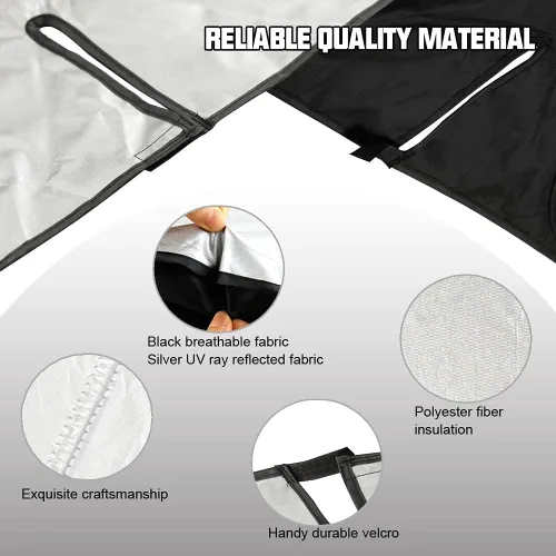 Vista 3 de D-Lumina CX5 - Parasol para parabrisas compatible con Mazda CX-5 2017 2018 2019 2020 2021 2022 2023 2024 2025 – Protector solar plegable