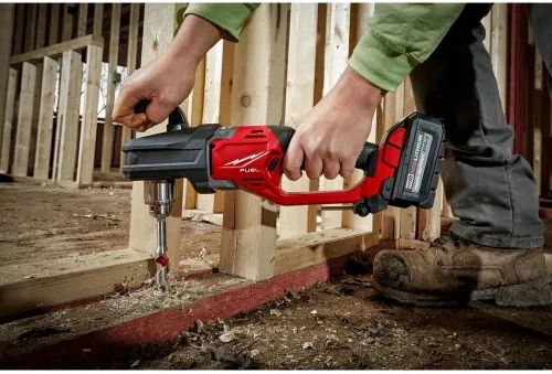 Vista 3 de 2807-20 para Milwaukee M18 1/2 "Power Right Angle Drills - Herramienta desnuda Longitud: 15.6 pulgadas, altura: 6.5 pulgadas, ancho: 3.7 pulgadas