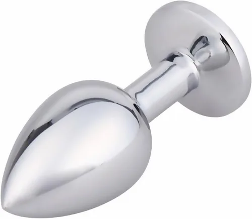 Vista 5 de AKStore 3 tapones anales fetiches de acero inoxidable con diseño de joyas lujosas para fantasías sexuales de bondage, tamaños grande, mediano y Negro