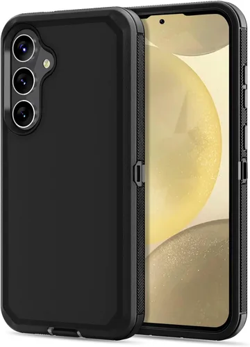Vista 16 de Jiunai Funda para Samsung Galaxy A34, resistente, a prueba de golpes, de doble capa, protección de puerto, híbrida, resistente, para Samsung Galaxy