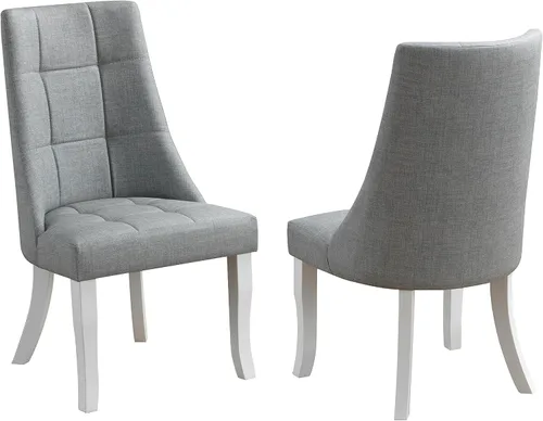 Vista 8 de Kings marca Muebles Cocina Dinette comedor Side Sillas, Conjunto de 2