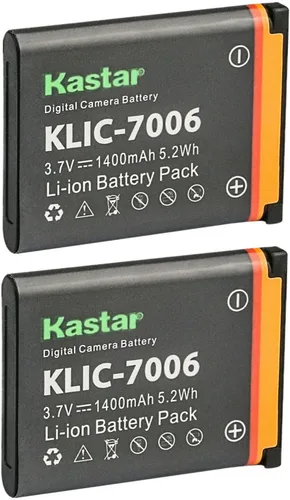 Vista 5 de Kastar Batería K7006 de repuesto para batería Kodak KLIC-7006 K7006 LB-012 y cargador Kodak KLIC-7006, Kodak PixPro FZ51 (KDK-FZ-51BL) PixPro FZ52