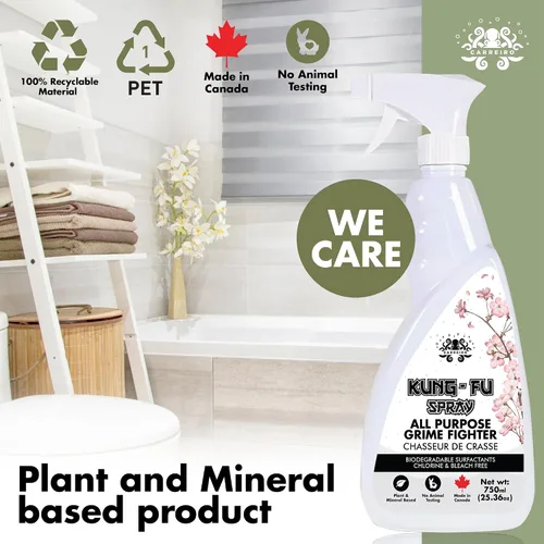 Vista 3 de KUNG-FU SPRAY 750ML Desengrasante natural multiusos y combatiente de la suciedad, a base de plantas y minerales