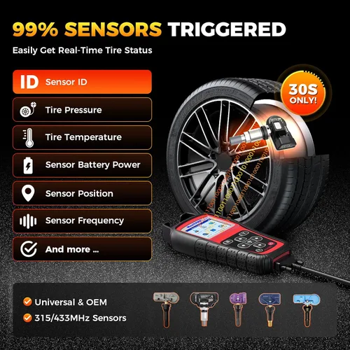 Vista 7 de Autel MaxiTPMS TS508WF TPMS Tool, 2026 mejorado Wi-Fi Ver. de TS508 TS501 PRO TS408S TS601, herramienta de programación TPMS con sensor MX-Sensor