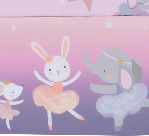 Vista 6 de Bedtime Originals Tiny Dancer - Juego de cama para cuna de bebé (3 piezas), diseño de elefante