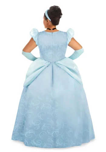 Vista 2 de Disfraz Premium de Cenicienta Disney para Mujer Talla Plus Multicolor