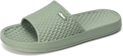 Vista 11 de FUNKYMONKEY - Sandalias antideslizantes para hombres, para baño, playa, interiores