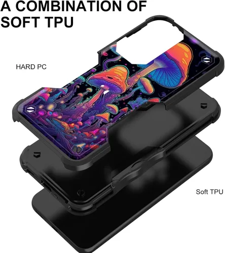 Vista 928 de Funda para Galaxy A14 5G, [Doble Capa][Protección contra Caídas de Grado Militar de 10 Pies] [Antideslizante] Funda Resistente a Prueba de Golpes