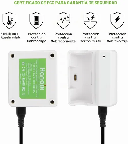 Vista 5 de Cargador adaptador de 3.6 V para iRobot Braava Jet 240 Floor Mopping