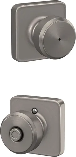 Vista 53 de SCHLAGE Pomo de bloqueo sin giro, latón antiguo (F170 ORB 609) (paquete de 2)