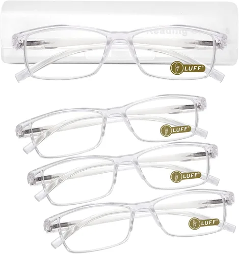 Vista 15 de LUFF 6 piezas Gafas de Lectura Anti-Rayos Azules Portátiles Ultra-Ligeras (0.00X)