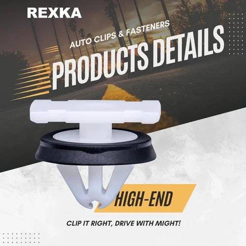 Vista 3 de Rexka Clip de moldeo para panel basculante, 10 piezas, clip de retención de panel de repuesto para GM Chevrolet Equinox Cruze Buick GMC Impala Sonic