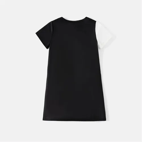 Vista 6 de L.O.L. Surprise! Vestido de manga corta con estampado de dibujos animados para niños y niñas, vestido casual de verano