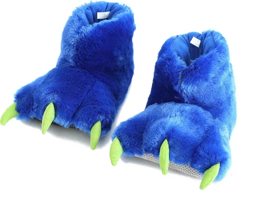 Vista 4 de Millffy Pantuflas de pata de animal para mujer