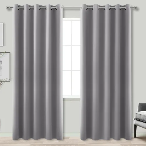 Vista 173 de KOUFALL Cortinas de Baño Aqua para Ventana, Juego de 2 Paneles Decoración Costera Cortinas Cortas Opacas para Ventana Pequeña de Cocina Puerta