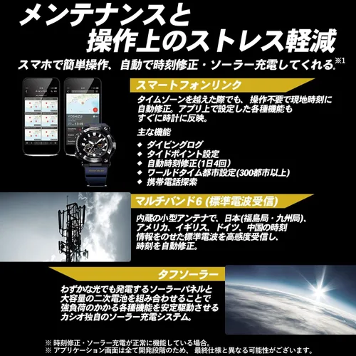 Vista 7 de Casio G-Shock GWF-A1000C-1AJF FROGMAN Reloj de radio solar Bluetooth