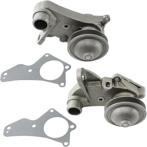 Vista 5 de Par (2) bombas de agua de cabeza plana compatibles con la camioneta Fo-rd F1 Deluxe Anglia 1932-1952 #GH5592DRV, GH5592PASS; no necesita taladrar ni