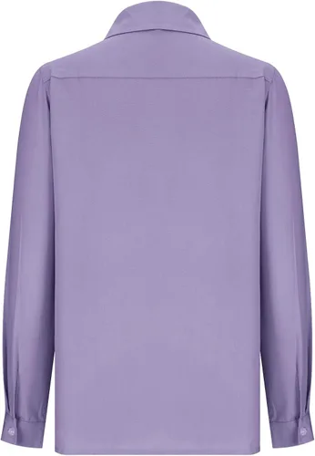 Vista 4 de Stessotudo Camisas de lino con botones para mujer, estilo casual, de manga larga, enrollables, lisas, ligeras, holgadas, cómodas, de algodón