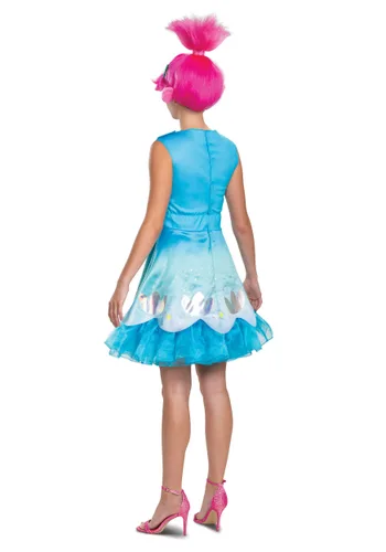 Vista 2 de Disfraz de Poppy para mujer de Trolls World Tour Multicolor