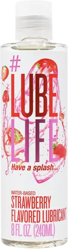 Vista 12 de Lube Life - Lubricante personal a base de agua, sabor a pastel de cumpleaños, para hombres, mujeres y parejas, sin azúcar añadido, 8 onzas líquidas