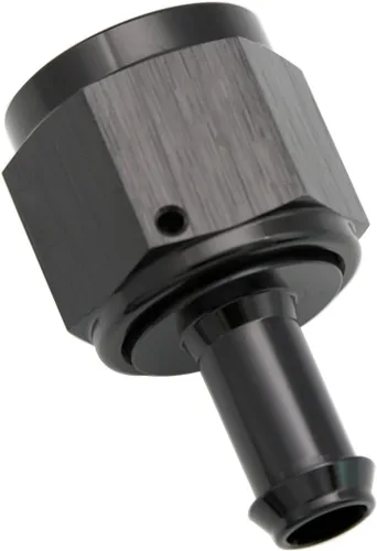 Vista 11 de Recta 6AN hembra giratoria a 1/4 "empuje en manguera adaptador de montaje de púas aluminio negro