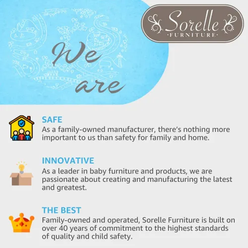 Vista 7 de Sorelle Furniture Rieles para niños pequeños y rieles para adultos de tamaño completo, kit de conversión de riel de cama y cuna de madera Sorelle