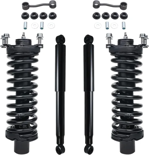 Vista 58 de Detroit Axle - Kit de puntales delanteros de 6 piezas para Ford Escape 2014-2019, 2 puntales y muelles helicoidales, 2 enlaces de barra