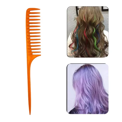 Vista 5 de Peines anchos con fibra de carbono Pintail para niñas barberos anti