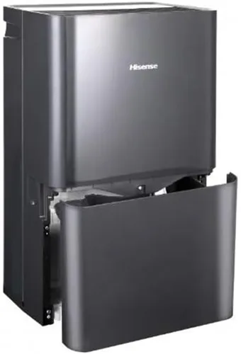 Vista 3 de Hisense Deshumidificador de 50 pintas con bomba incorporada de 3 velocidades, 3 modos (Auto, Continuo, Manual), pantalla LED, nivel de ruido 48 dB