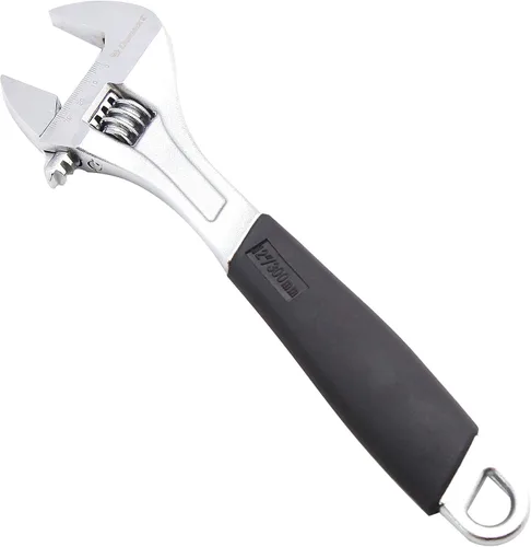 Vista 8 de Llave ajustable de 12 pulgadas Herramienta de mano profesional CR-V Llave de media luna de acero