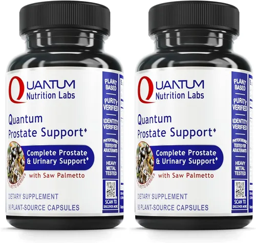 Vista 4 de Quantum Nutrition Labs Soporte de próstata - Suplementos de próstata para hombres, fórmula de salud de la próstata, suplemento natural con palma