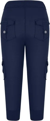 Vista 4 de RKSTN Pantalones capri para mujer para el verano 2024, leggings casuales ligeros, pantalones elásticos de cintura alta con bolsillos pantalones