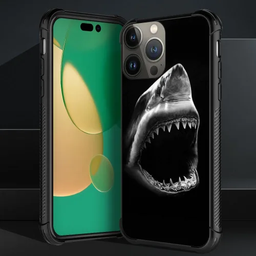 Vista 204 de Funda compatible con iPhone 15, diseño de elefantes africanos, diseño increíble a prueba de golpes, antiarañazos, carcasa trasera de policarbonato