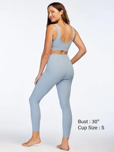 Vista 8 de Stelle Sujetador deportivo con tirantes para mujer, cobertura completa, brasier deportivo con espalda cruzada, brasier acolchado para entrenamiento