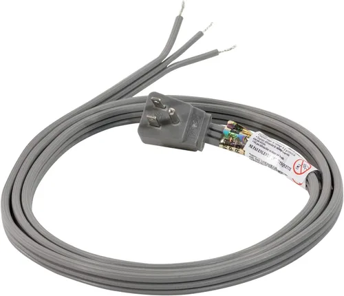 Vista 2 de Certified Appliance Accessories 15-0343 Cable de alimentación para electrodomésticos de 15 amperios, 3 pies, 3 cables, conexión a tierra, cabeza